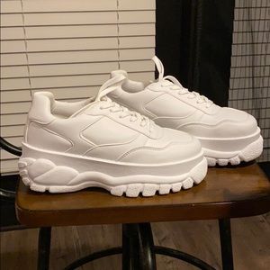 White Chunky ASOS sneakers